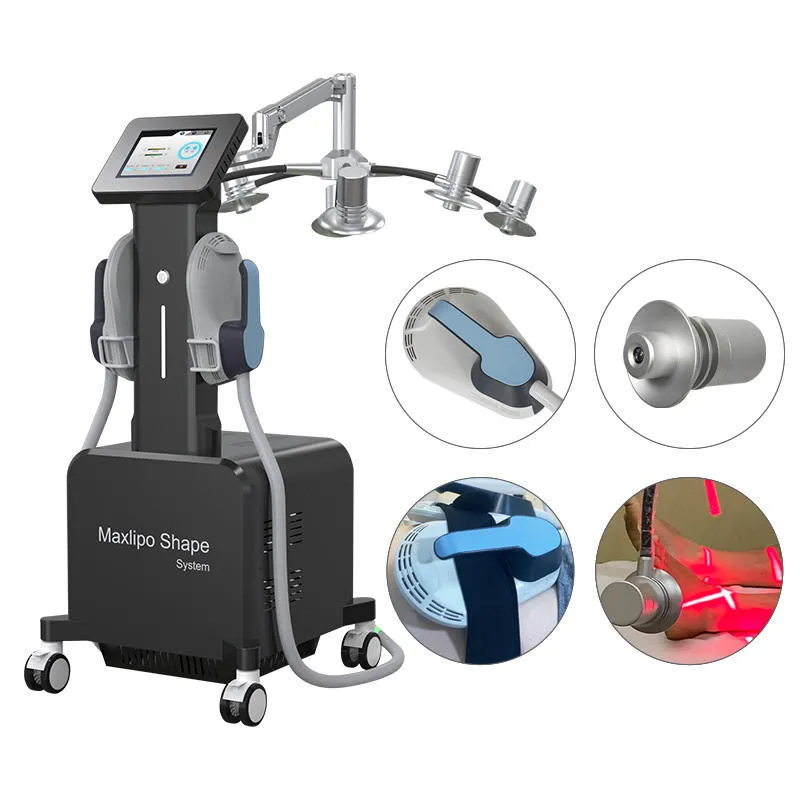 2 in 1 Electromagnetic EMS 6D LipoLaser Slimming Machine 532nm HIEMTSURE MAXLIPO HI-EMT EMSLIM Sculpt Muscle Stimulator Weight Loss body shaping lipo Laser device