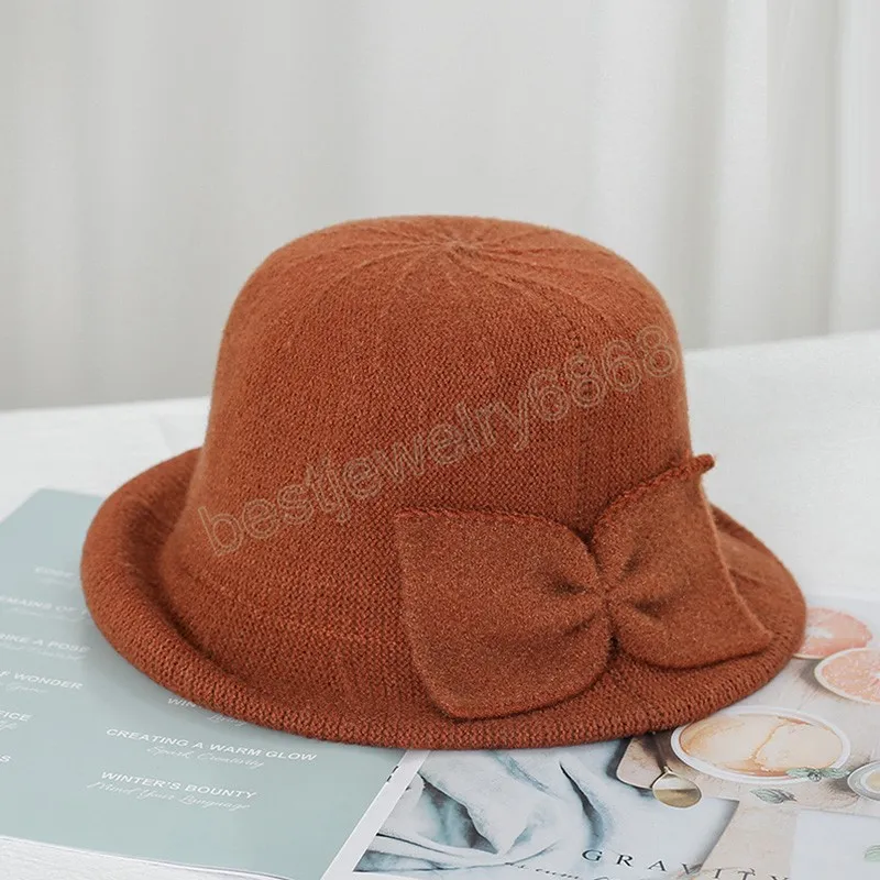 Fashion Faux Fur Bucket Hat for Women Autumn Winter Warm  display picture 2