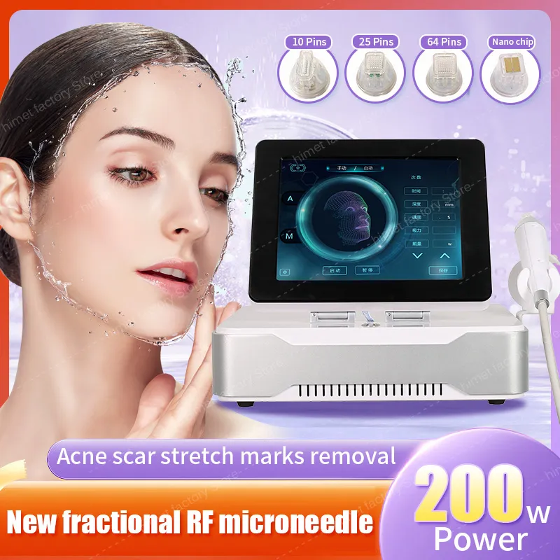 Microneedle RF pour l'élimination de l'acné, étirement des cicatrices, élimine les micro-aiguilles segmentées pour améliorer le raffermissement de la peau RF, 2024