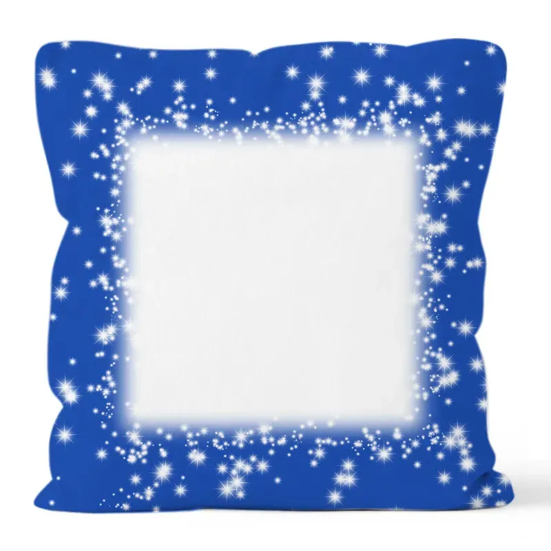 Sublimation pillow case Blending Polyester short plush pillow cover heat transfer throw sofa pillowcases Z11