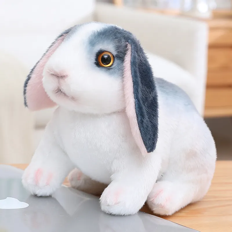 Source Poupée lapin en peluche pour enfants, jouet créatif, extensible,  oreilles longues, aipompons, animaux en peluche, 30 cm on m.alibaba.com