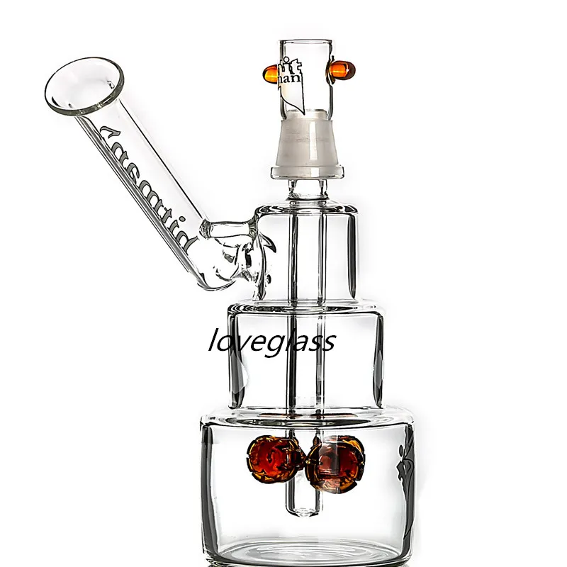 Percolator Bongs Water Tipes Colides Holding Bubbler Огрозистые буровые установки, курящие чашку с 14 -миллиметровой миской