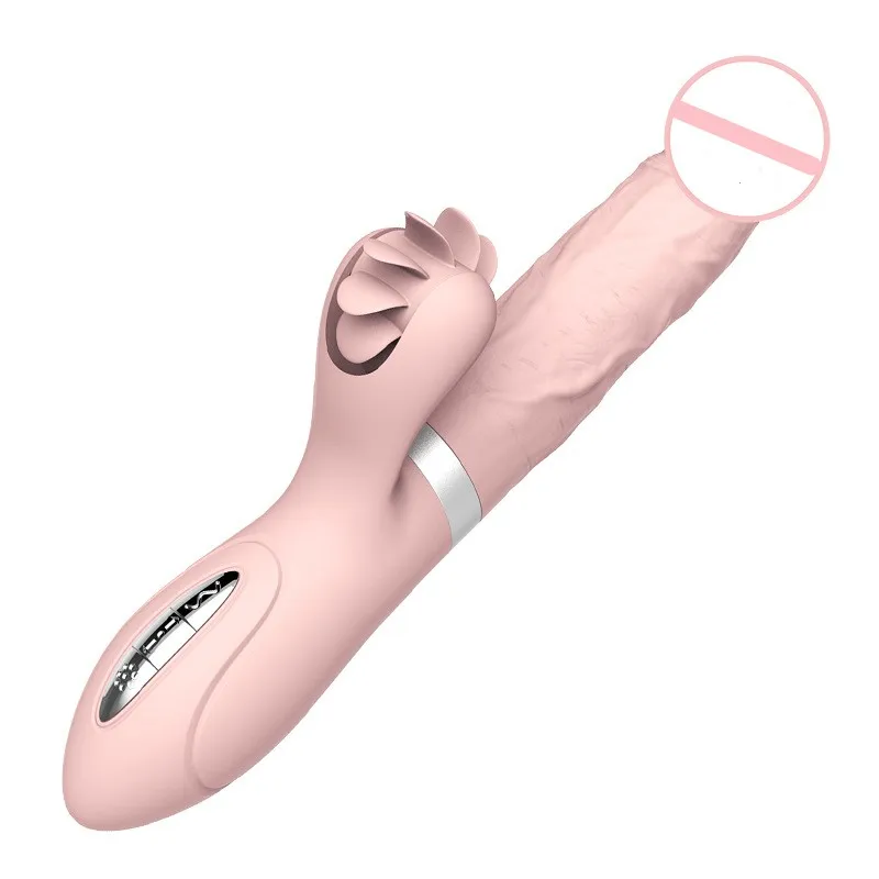 Hembra G Spot Rabbit Vibrator Suck Rose Sex Toys Clitoris Estimulación impermeable Laming Dual estimulador para mujeres o pareja de diversión