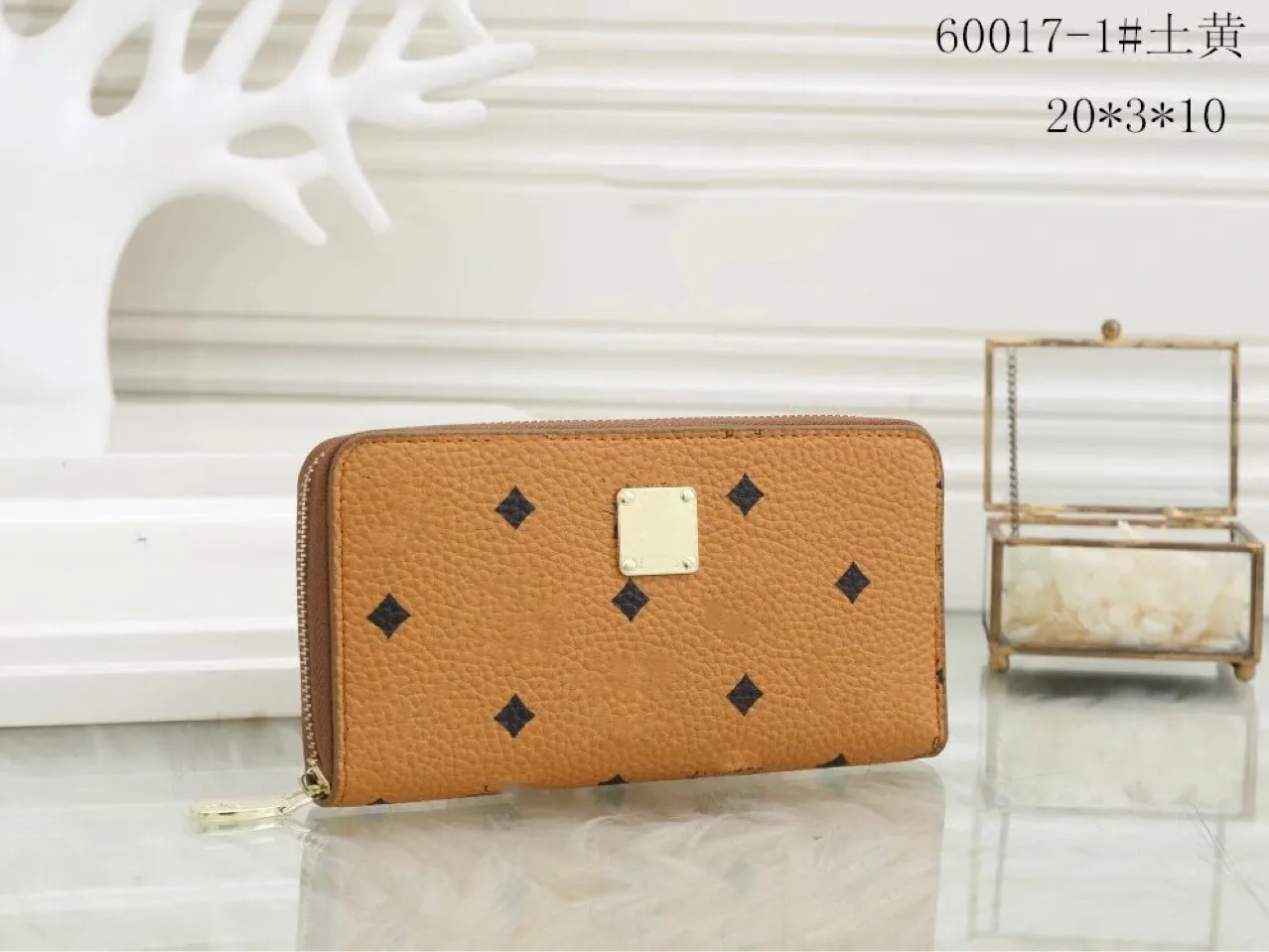 Wild Wallet Mid-Length Zipper Wholesale Fenizontal Square American Designer