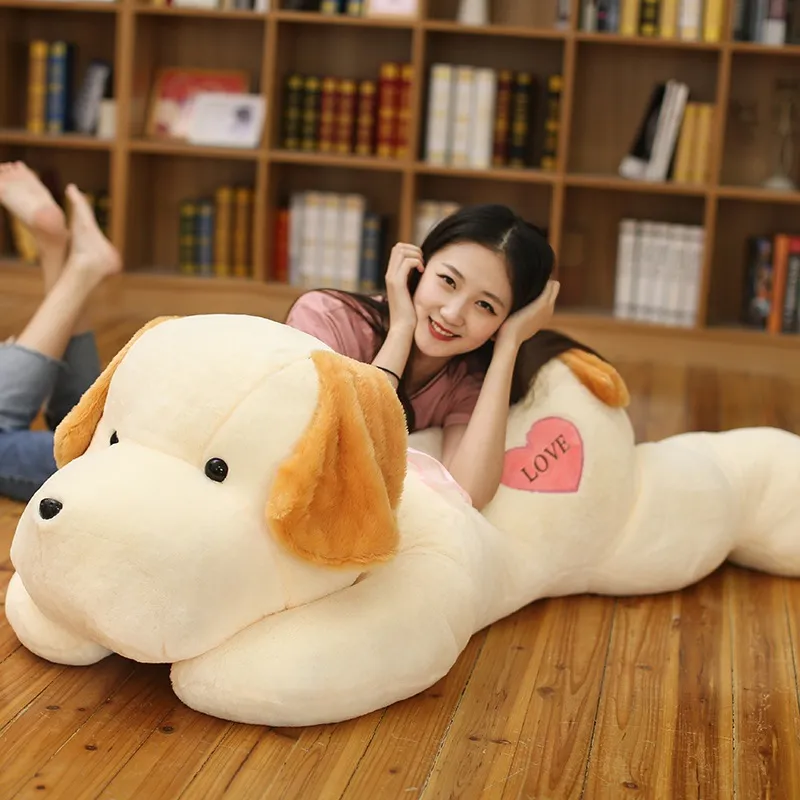 50/70cm Cute Creative Cartoon Large Love Dog Animals Soft Plush Stuffed Doll Toy Pillow for Kids Children Girls Birthday Gift