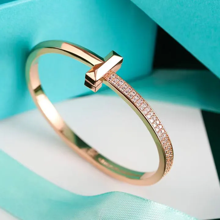 Luxurys designers armband kvinnor charm armband tiff tanys trend moded med diamanter kvalitet armband älskare gåva juvel238v