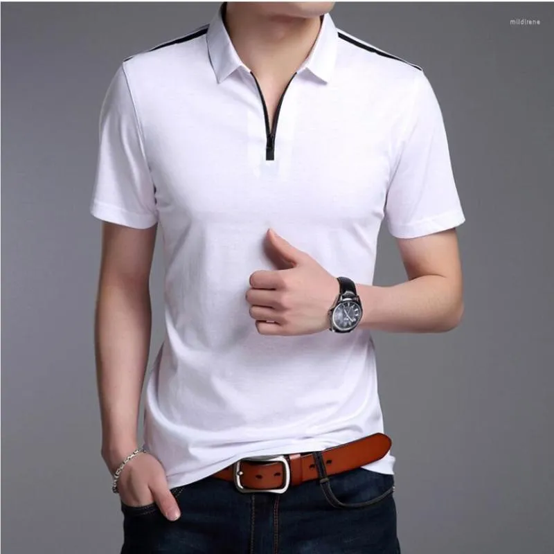 Мужская половая бренда 2022 мужская рубашка для рубашки Polo Print