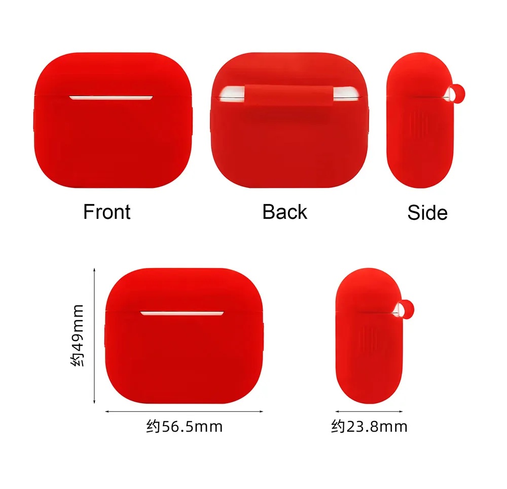 accessoires pour écouteurs Étuis en silicone souples minces pour Airpods pro 2 Housse pour écouteurs sans fil Couleur bonbon Étui de protection ultra-mince FEDEX DHL UPS LIVRAISON GRATUITE