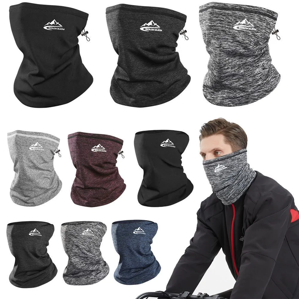 Cappuccio tattico Scaldacollo invernale Sciarpa da ciclismo Sport da corsa all'aperto Copricapo Viso Bicicletta Bandana Uomo Semplice Moda Fasce per bici 221201