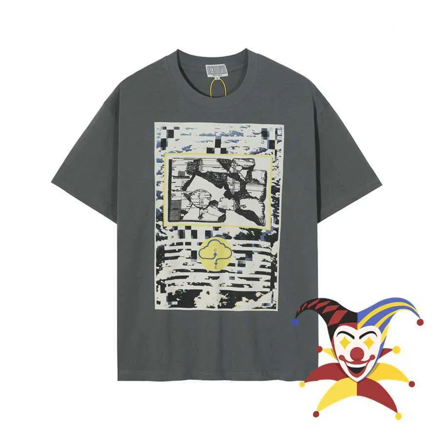 T-shirt da uomo Batik Grigio Motivo geometrico Cav Empt T Shirt Uomo Donna Oversize CAVEMPT C.E T-shirt Tee Tops T221202