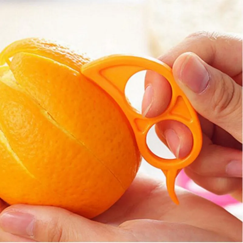 Fruitgereedschap muis vorm citroenen oranje citrus opener peeler remover slicer cutter snel strippen van keuken sinaasappels huidverwijderingen mes