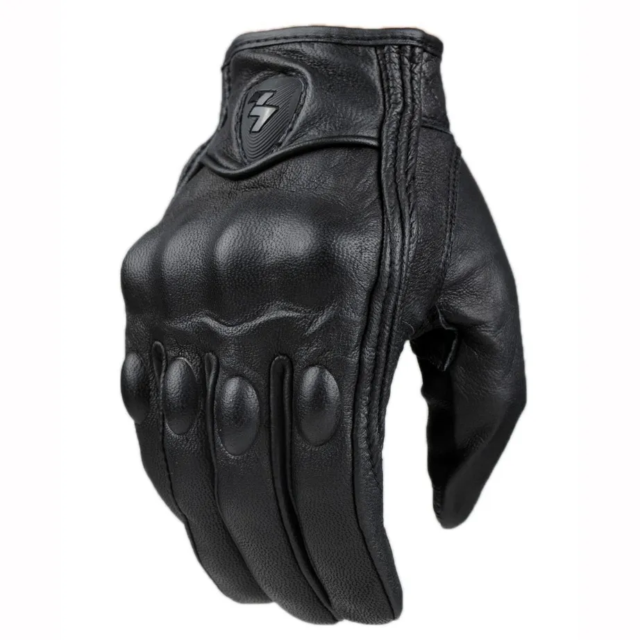 Cinq doigts gants moto gants hommes femmes moto cuir carbone cyclisme gants d'hiver moto motocross ATV moteur 221202