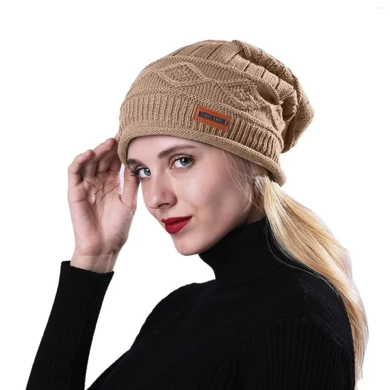 Boinas de couro Faux Cap boné feminino Womens Winter Warm Hat Hat Wool Som Sun Velvet com homens