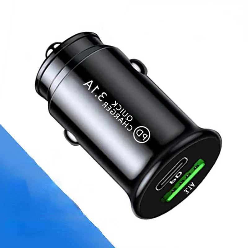 Type C Car Quick Charger PD Fast Charging Phone Adapter In Car For