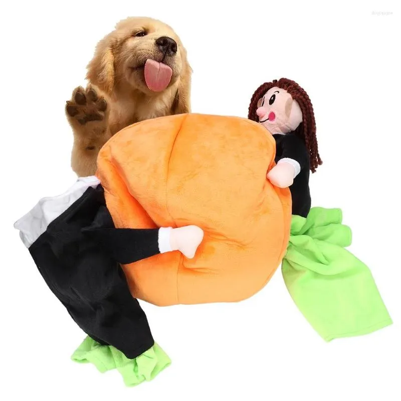 Katkostuums Grappige kleding Katoen 3D Pompoen Transfiguring Pet kostuum Halloween Party Cosplay verkleed voor hond