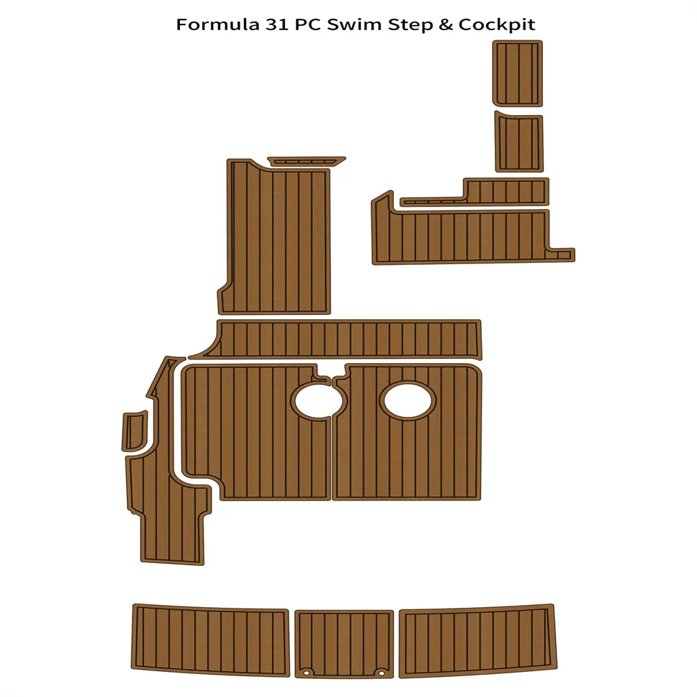 Formuła 31 PC Platforma pływacka Pad kokpitu łódź pianka eva faux teak mata podłogowa