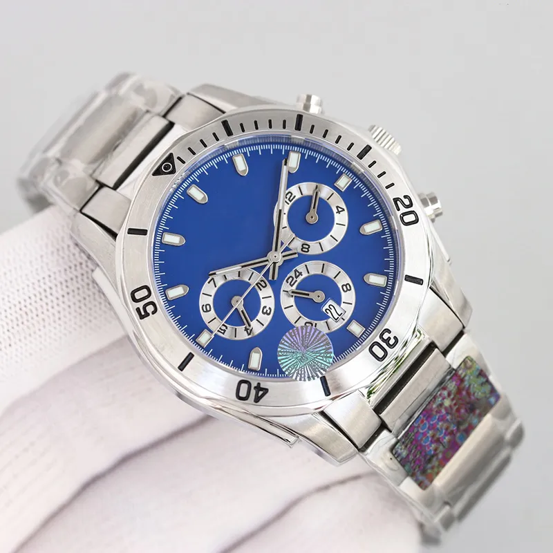Herrenuhren, automatisch, importiert, mechanisches Uhrwerk, Armbanduhr, Saphir-Armbanduhr, 40 mm, Sportzeiger, wasserdicht