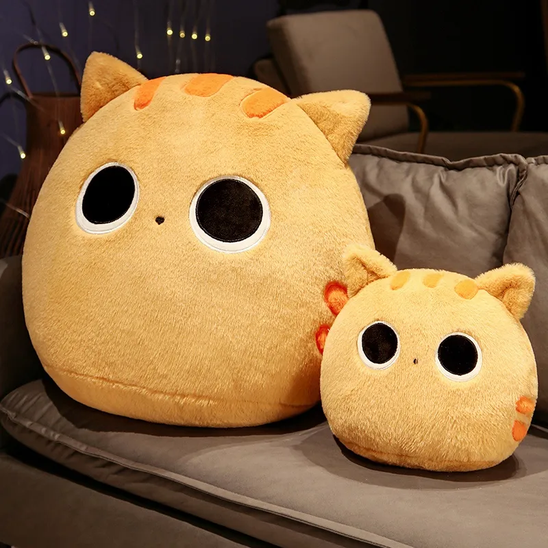Soft And Cuddly Fat Cat Plush Pillow Kawaii Sleeping Throw Pillow