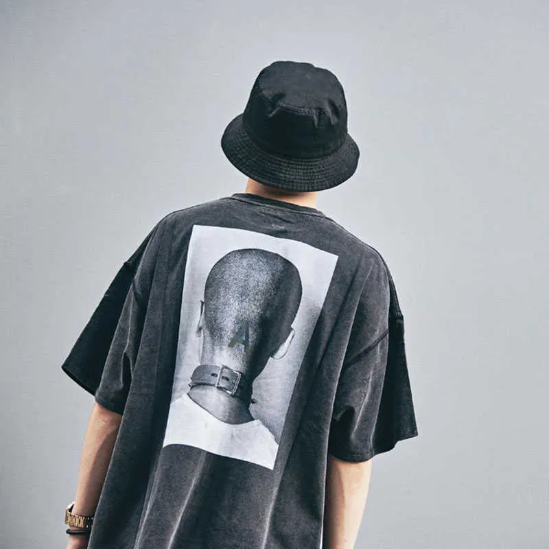 Men's T-Shirts New Reflective A-line Portrait Printing Arnodefrance T shirt Men Women Wash and make old Tees Oversized Arnodefrance T-shirts T221202