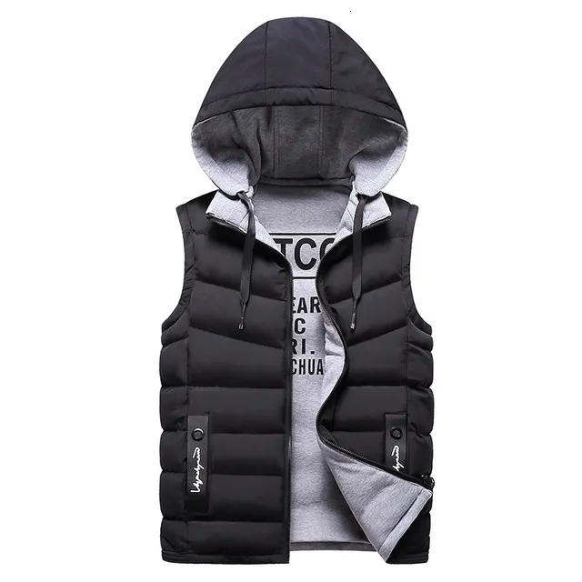 Chalecos Para Hombres 3605 Otoño Invierno Chaleco Hombres Chaleco Casual  Chaquetas Sin Mangas Con Capucha Cálido Chalecos Para Hombre Bodywarmer  Down Chaleco Para Hombres Cremallera 221202 De 49,64 €