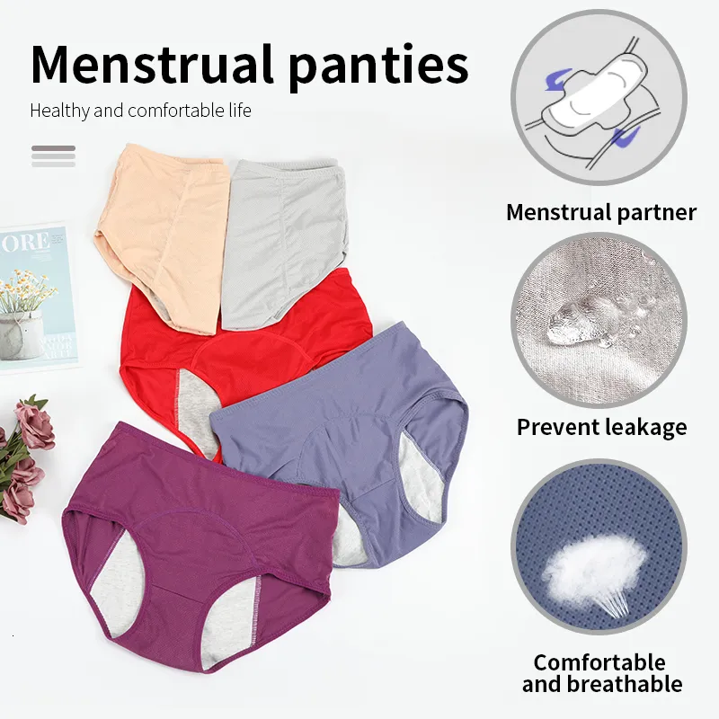 Womens Panties lot Menstrual Panties Leak Proof Cotton Panties For Periods  Women Underwear Menstrual Female Waterproof Briefs Drop 221202 From Mu02,  $10.28