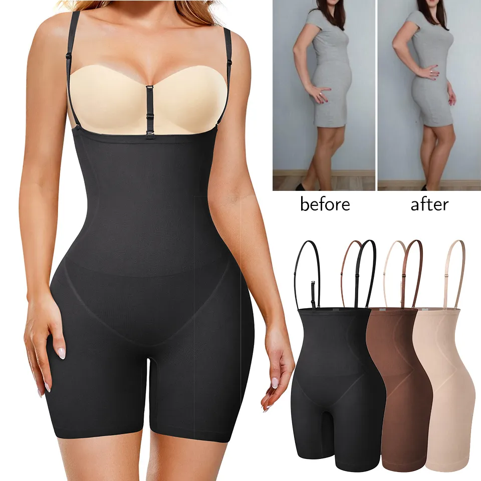 Shapers pour femmes Shapewear Bodys for Women Tummy Control Full Corps Shaper Cuisine Shilm Shorts Traineur Slimage Sous-vêtements Fajas 221201