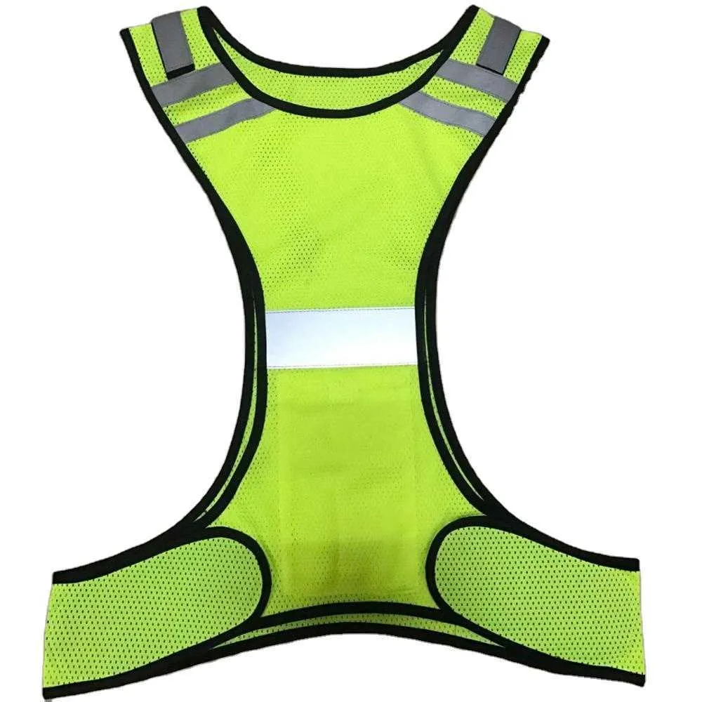 reflective safety running vest hi vis clothing for biking motorcycle safety vest