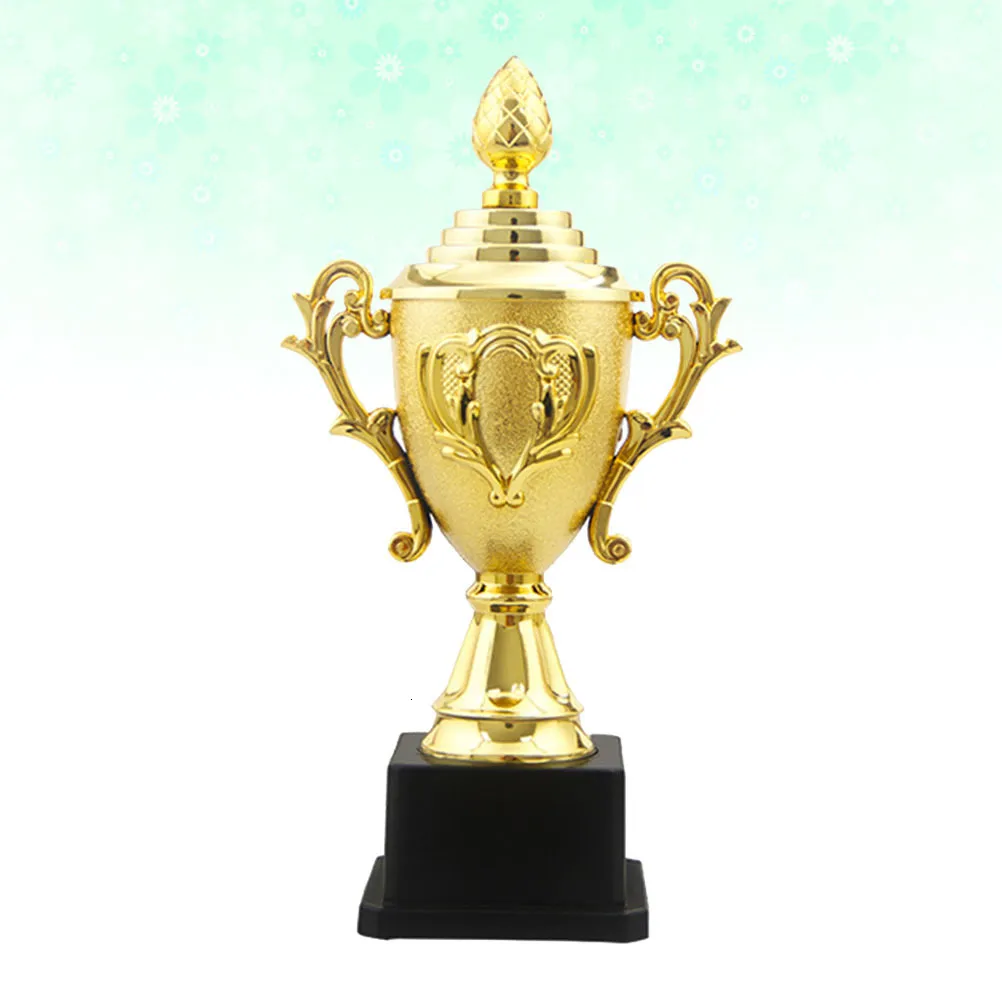 Decorative Objects Figurines Award Trophy Trophies Kids Golden Medalswinner Prizeparty Favors PrizesChildren Inflatable Cups 221202