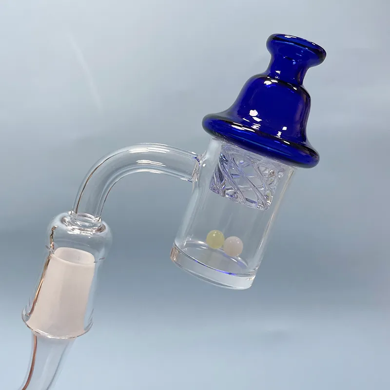 WHOLESALE 25mm Quartz Banger Smoking Oil Burner Bowl With Glass Carb Cap Spinning Beads