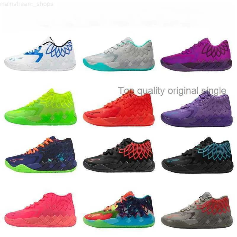MEN Running Shoes Sport Shoe Grade School Mb01 Rick Morty Kids Lamelo Ball Queen City Red For Sale