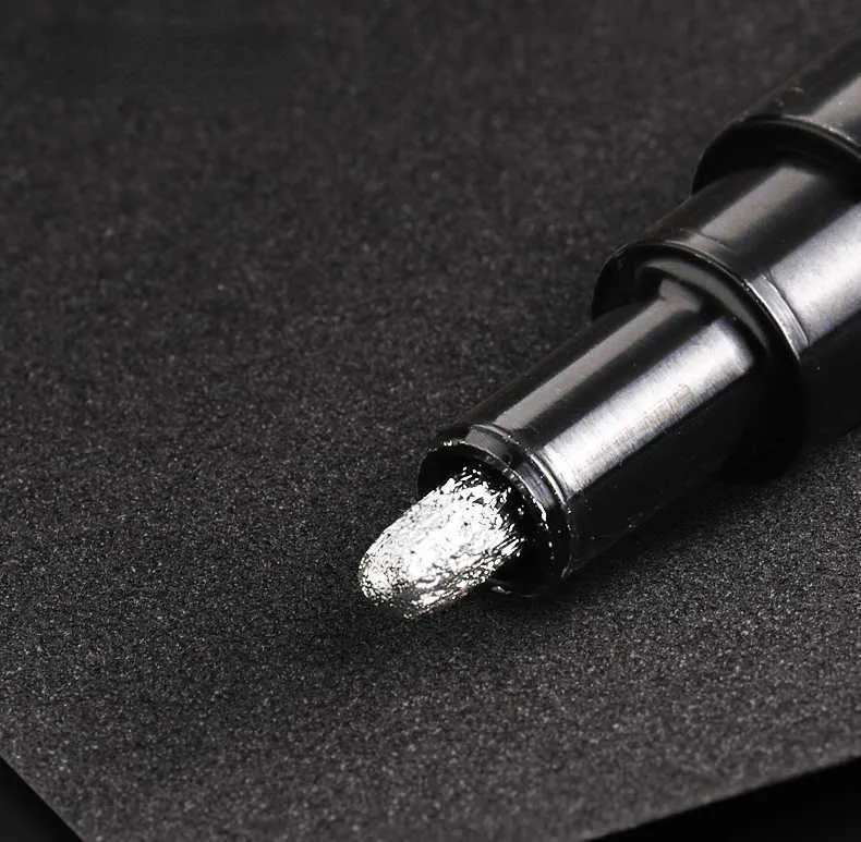 Wholesale Electroplating Mirror Silver Paint Pen Hand Repair Chrome Plated  Metal Waterproof Tire Ceramic Touch Up Paint 1mm/2mm Nib From Bunnings,  $2.13