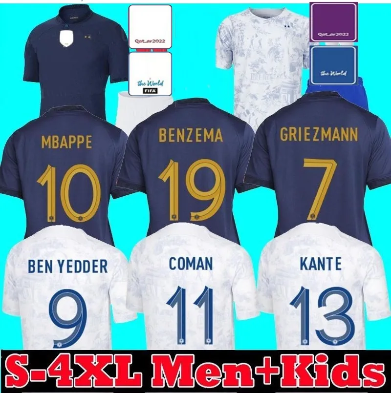 2023 French MBAPPE BENZEMA Soccer Jerseys 2022 GRIEZMANN POGBA GIROUD