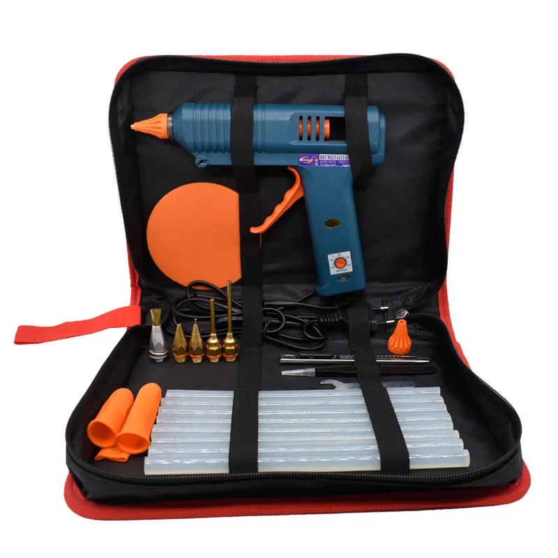 Caulking Gun Lim Tool Kit Temperaturjustering 150W Silikon Använd 11mm Sticks DIY Pure Copper Nozzle Bag Säljs separat 221202