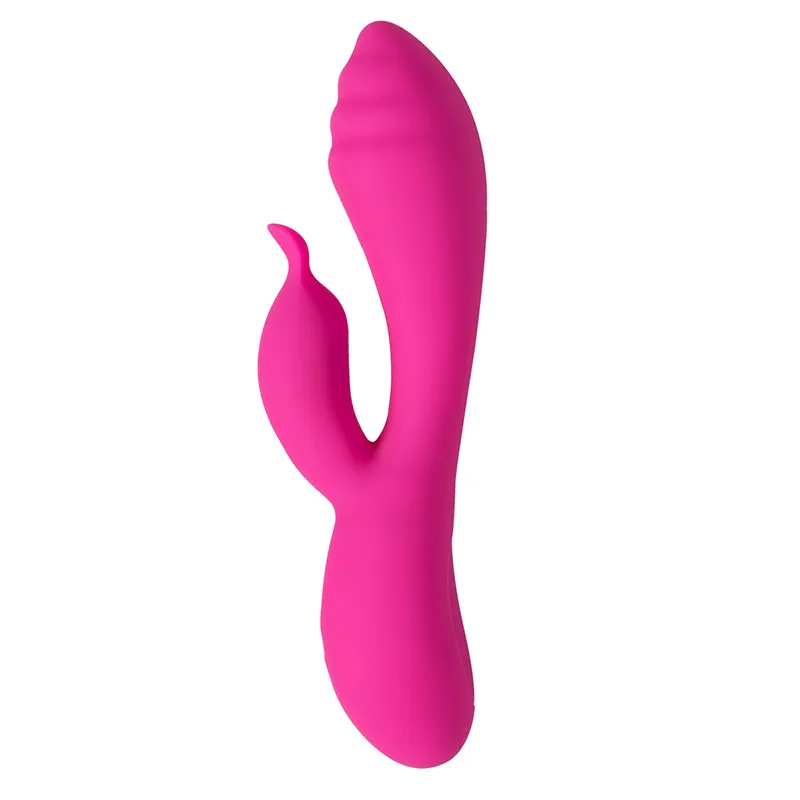 Weiblicher G -Spot -Kaninchen -Vibrator mit Heizungsdehnungssaugen Rose Sex Toys Klitoriswaterfest mit 10 leistungsstarken Vibrationen Dual Stimulator für Frauen oder Paar Spaß