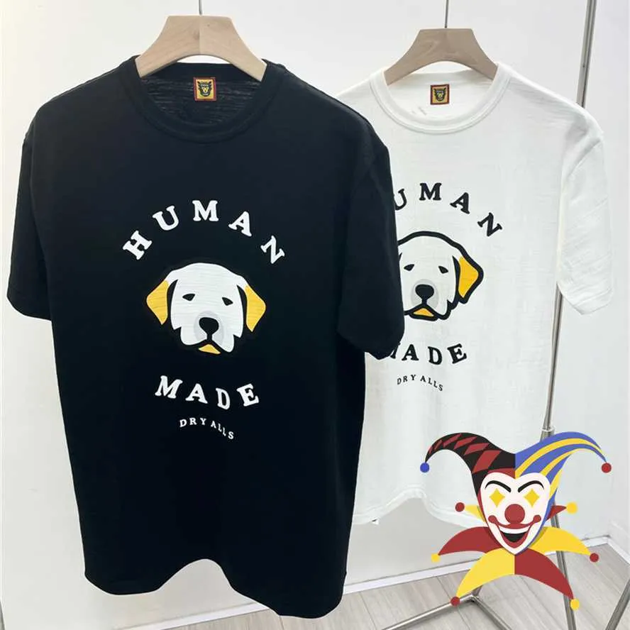 T-shirts pour hommes 2022ss Dog Print HUMAN MADE T-shirt Hommes Femmes 1 1 Meilleure qualité T Shirt Top Tee vêtements T221202