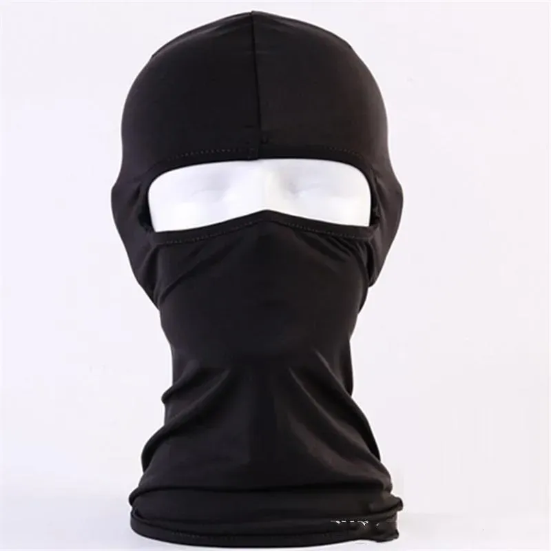 US STOCK CAR-partment Outdoor Balaclavas Face Mask Ski Snowboard Wind Cap Police Cycling Balaclavas Motorcycle Face Masks ST990