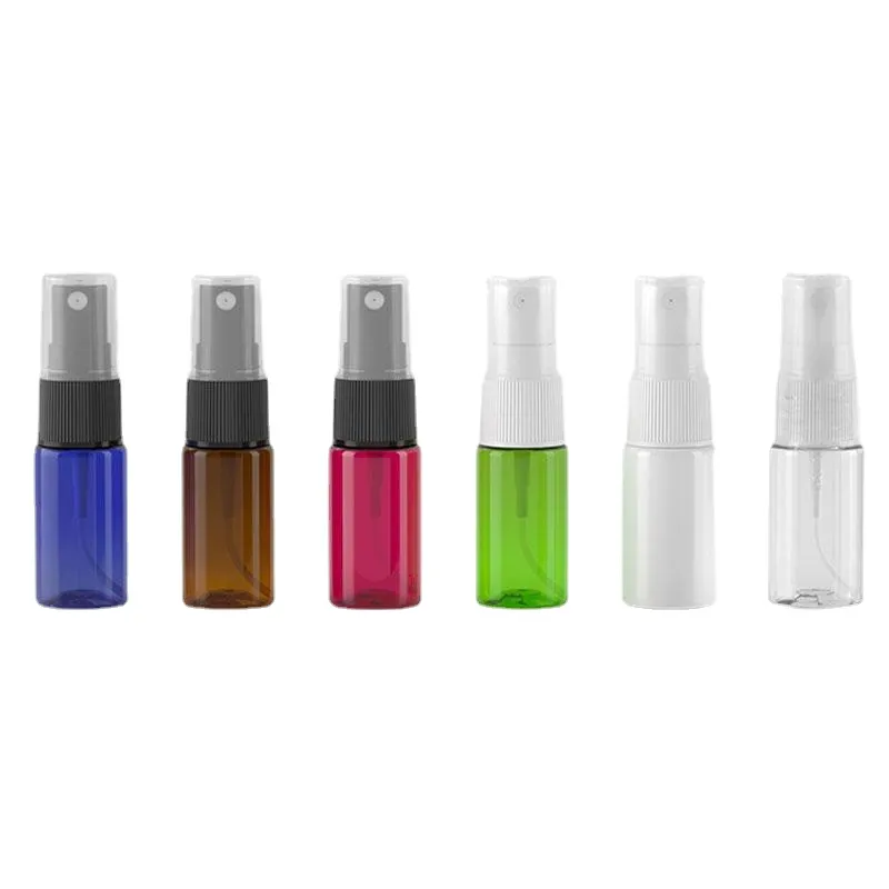 10ML Perfume Atomizer Empty Cosmetic Containers PET Spray Bottles Portable Aftershave Makeup Travel Women Beauty Cosmetic Packing Container