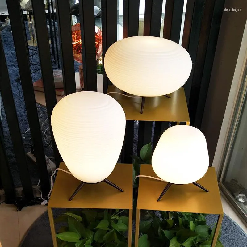 Lampy stołowe Nordic LED Glass Ball Lampa Deco luminaria de mesa lampada da tavolo jadalnia