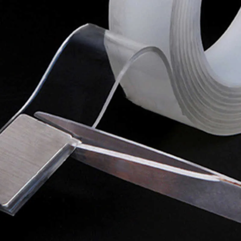 Waterproof Transparent Double Sided Nano Tape Reuse Home Tapes