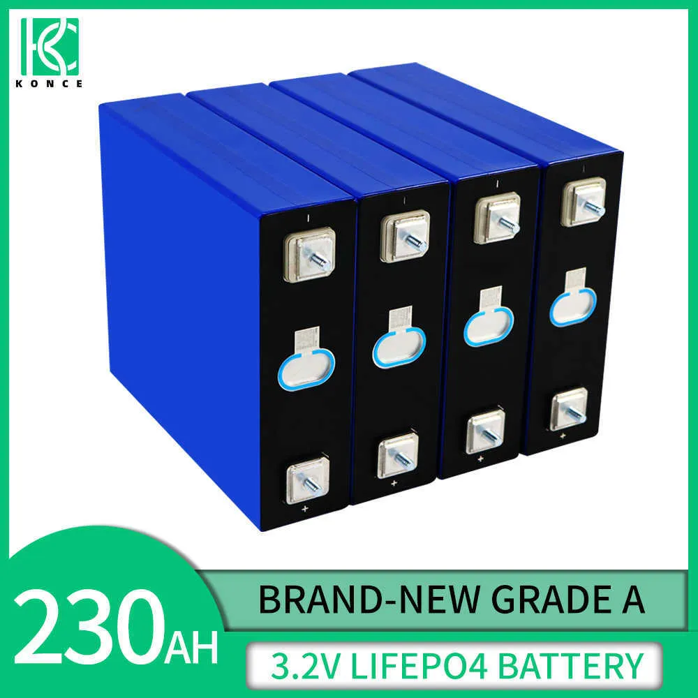 230AH Lifepo4 Battery 3.2V High Capacity Grade A Rechargeable Lithium Iron Phosphate Cell 12V 24V 36V 48V for Golf Cart Battery