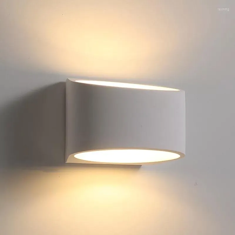 Wall Lamp 5W Geometric LED Plaster Creative Interior Decoration Lighting Living Room Corridor El Bedroom Bedside