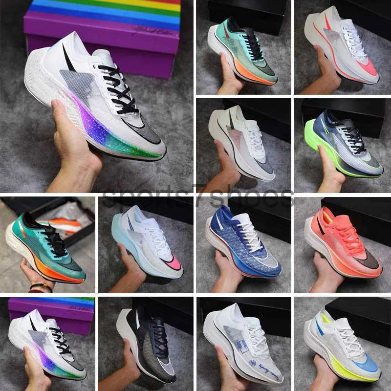 Vaporfly NEXT% 2023 New VaporFly NEXT% Women Zoom Running Shoes Valerian Black Volt Pink Sail 