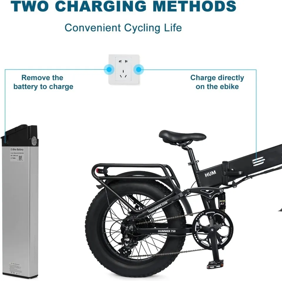 48v Ebike Batería plegable ebike Baterías 48v 10.4Ah 14ah para samebike  Baterías Bicicleta eléctrica incorporada Akku para 350w 500W 750W 1000w