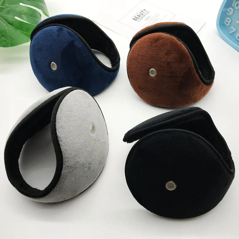 Berets Men Winter Earmuffs With Earpiece Ear Cover Protector Mask Thicken Plush Soft Warm Earmuff Warmer Apparel Accessories