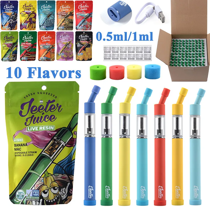 New Jeeter Juice Disposable Vape Pens Live Resin 0.5ml 1ml Disposables