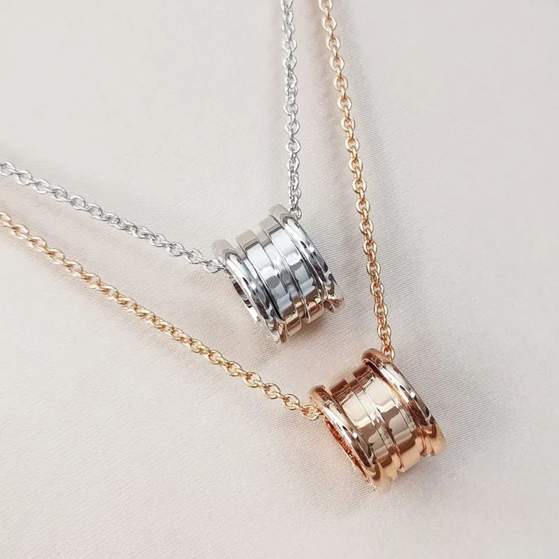 Collar de primavera de bvg juego de joyería de diseñador collar colgantes pendientes de placas de brazalete 18k oro 925 esterlina de plata rosa
