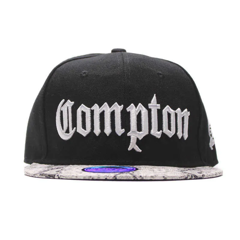 MU Cappellino Snapback Hip Hop Tesa Piatta – Mimetica Grigio/Bianco, Regolabile