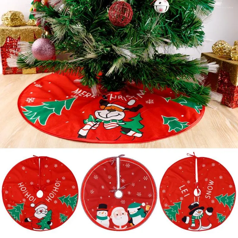 クリスマスの装飾62cmの木のスカート雪だるまサンタカーペットの装飾