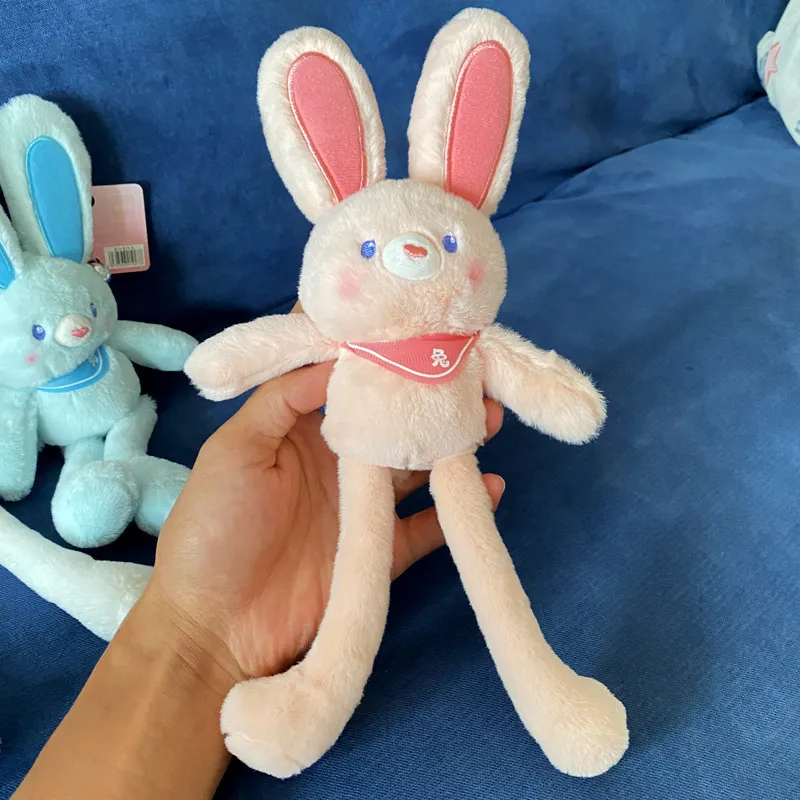 Jouets De Fête De Pâques En Peluche Avec Porte Clés, Cadeaux Pour Enfants,  Lapin Mignon, Grandes Oreilles, Jouet En Peluche Du 2,36 €