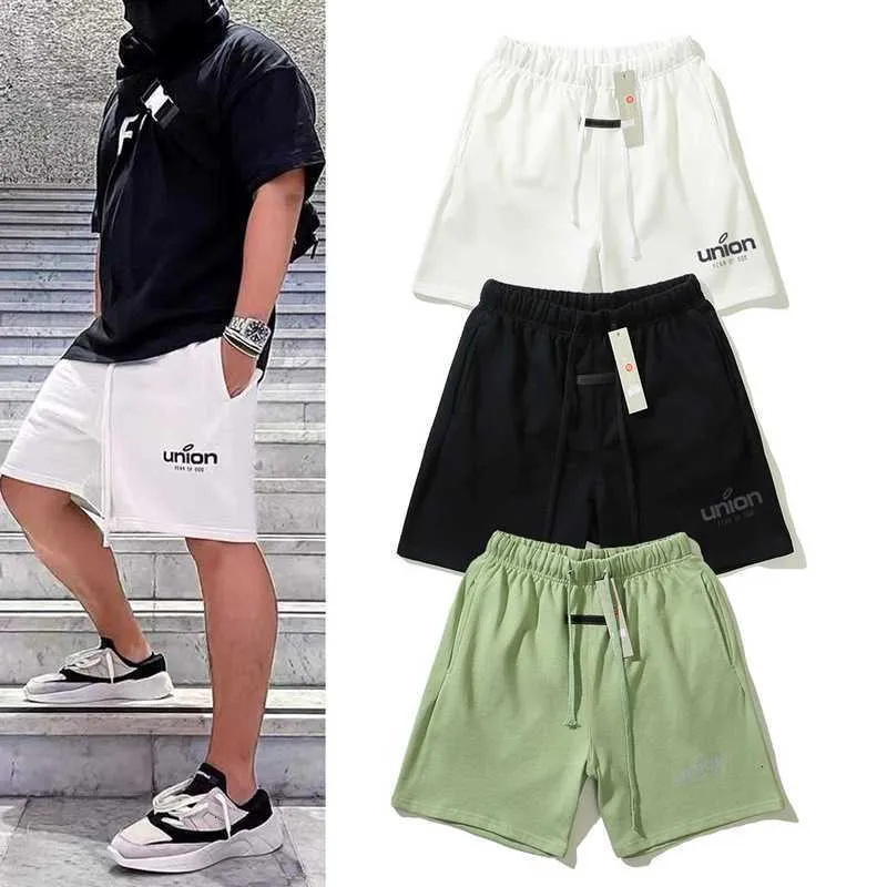 Shorts Sporthose Chaopai High Street Fog Double Thread Essential Shorts Reflektierende lose Capris Stranddesign Sweat